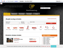 Tablet Screenshot of hotelpoland.org
